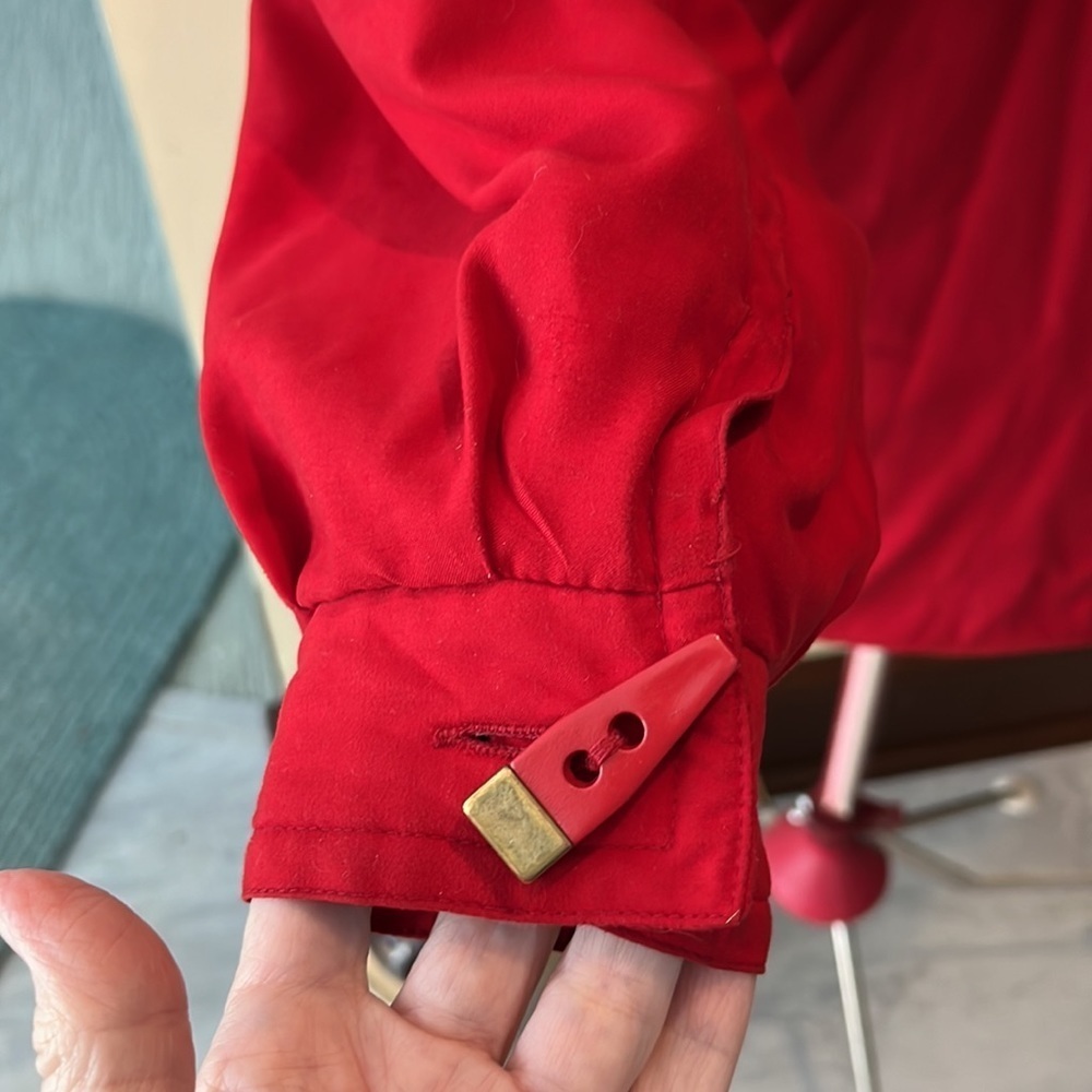 Fleet Street NWOT Gorgeous red heavy weight Stylish winter coat Size SP - Picture 14 of 15